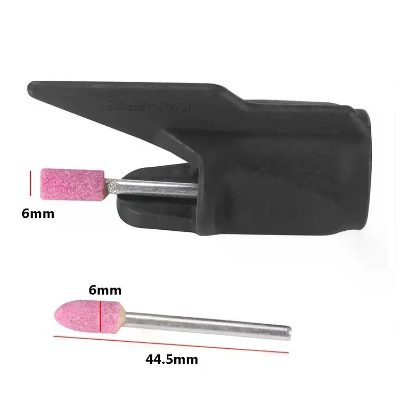 Electric Grinder Chamfer Adapter Tool Kit Corundum Grinding Head Sharpener Accessory For Metal Polishing Deburring