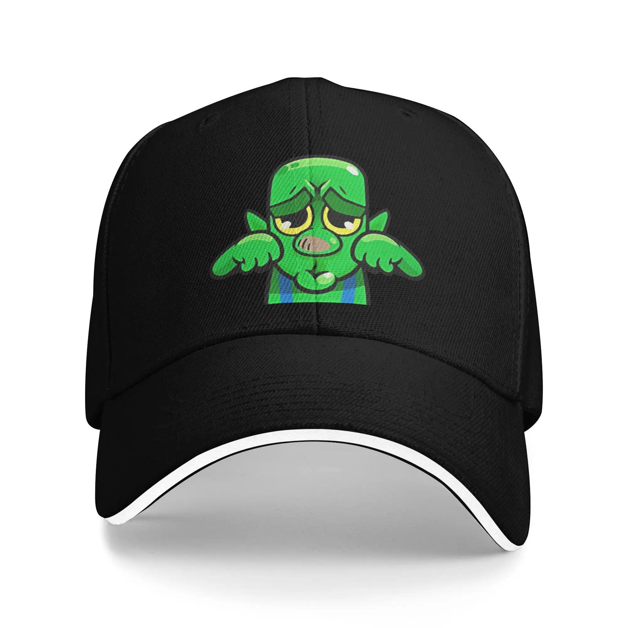 Goblin MiMiMi Emote Clashh Game Royaled Baseball Cap Vintage  Sandwich Cap for Men Women Breathable Sun Hat Outdoor