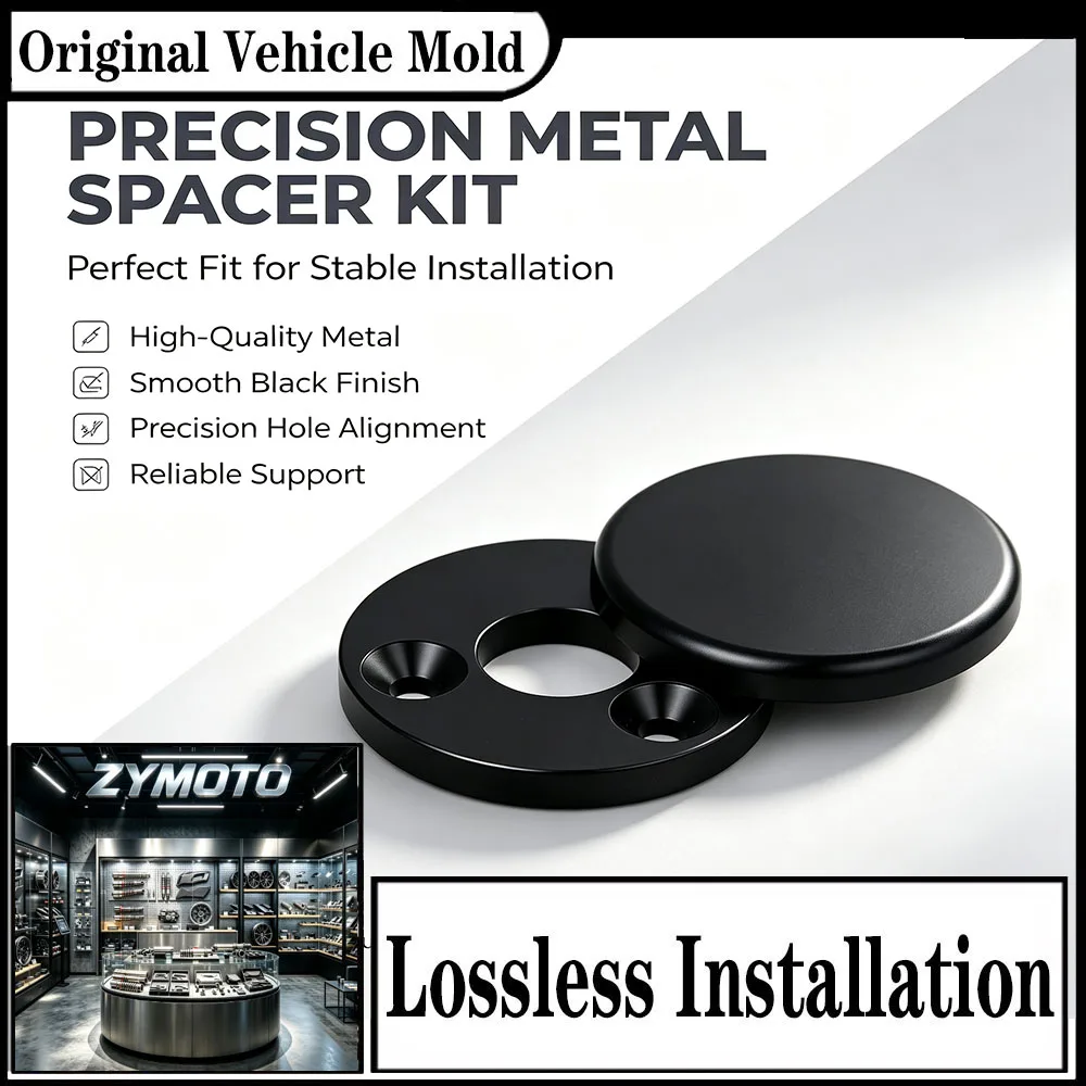 FOR Harley Road King FLHR 1994-2022 Motorcycle Fork Lock Cover with Clock Swiveling Billet Aluminum Black Chrome