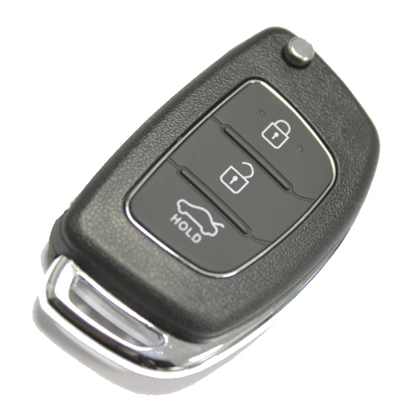 

1Pc RFC 3 Button Flip Key Case for Hyundai I10 I20 I40 IX35 Santa Fe Remote Fob Car Key Shell Car Accessories
