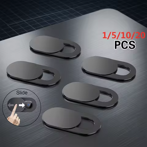 Webcam capa obturador ímã slider plástico câmera capa para ipad tablet web portátil pc câmera lentes do telefone móvel privacidade adesivo