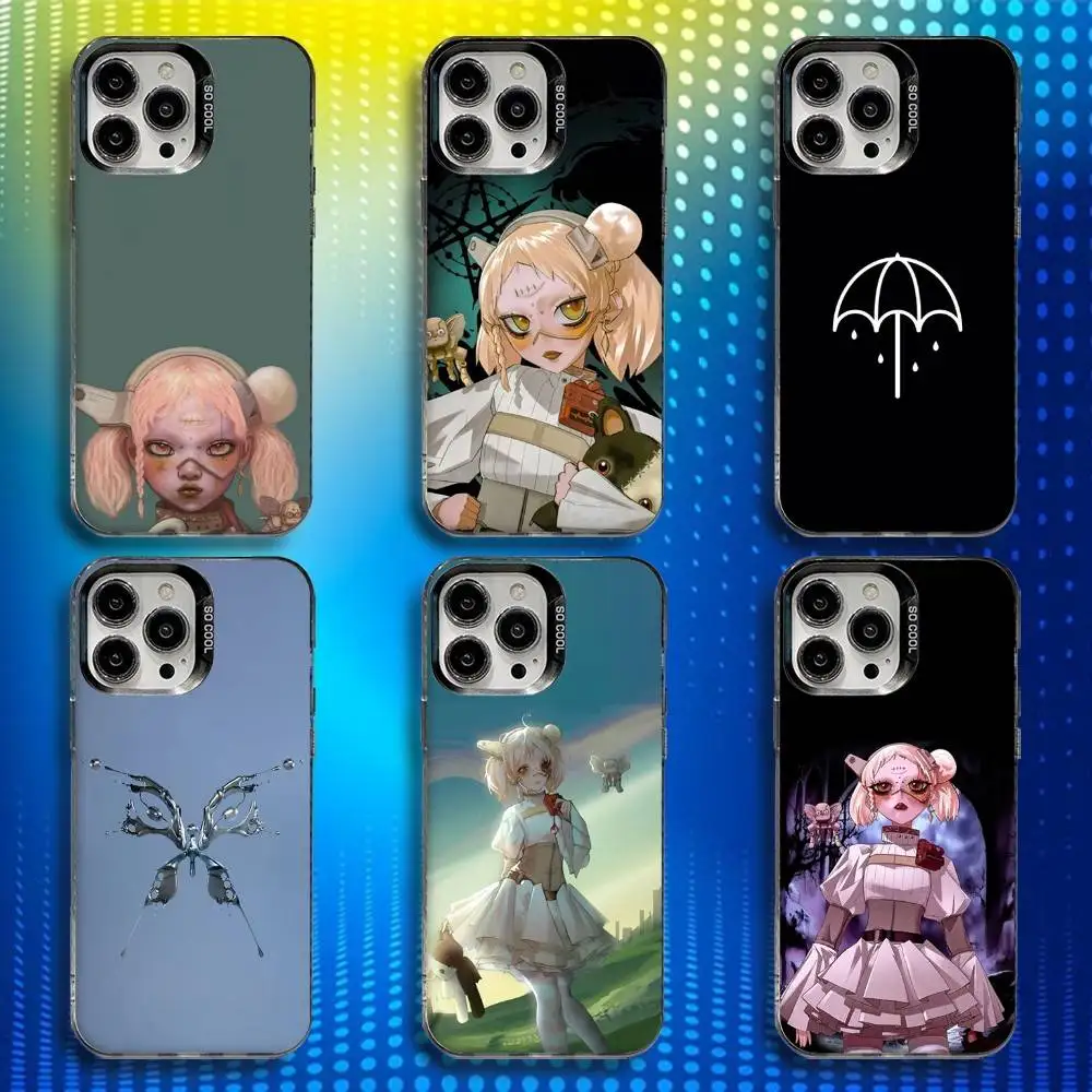 

Bring Me The H-HorizonS Phone Case For iPhone 16,15,14,13,12,11,Mini,Pro,SE,MAX White Matte Shockproof Cover