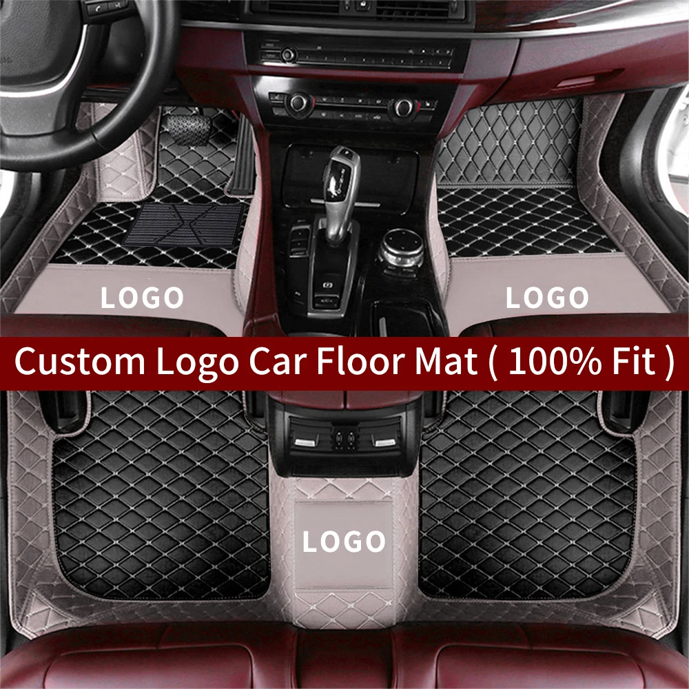 

Custom Leather Car Floor Mats For Audi A1 2016 2017 2018 Non-slip Waterproof Auto Pad Car Accessories