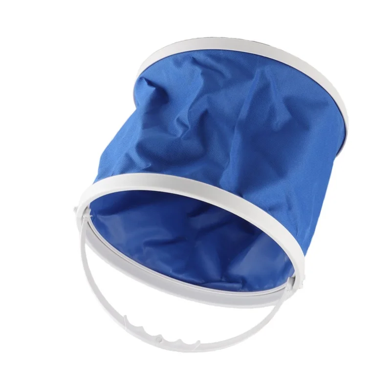 Foldable Water Bucket Oxford Cloth 9L Multifunction Folding Container For Car Cleaning Fishing Camping