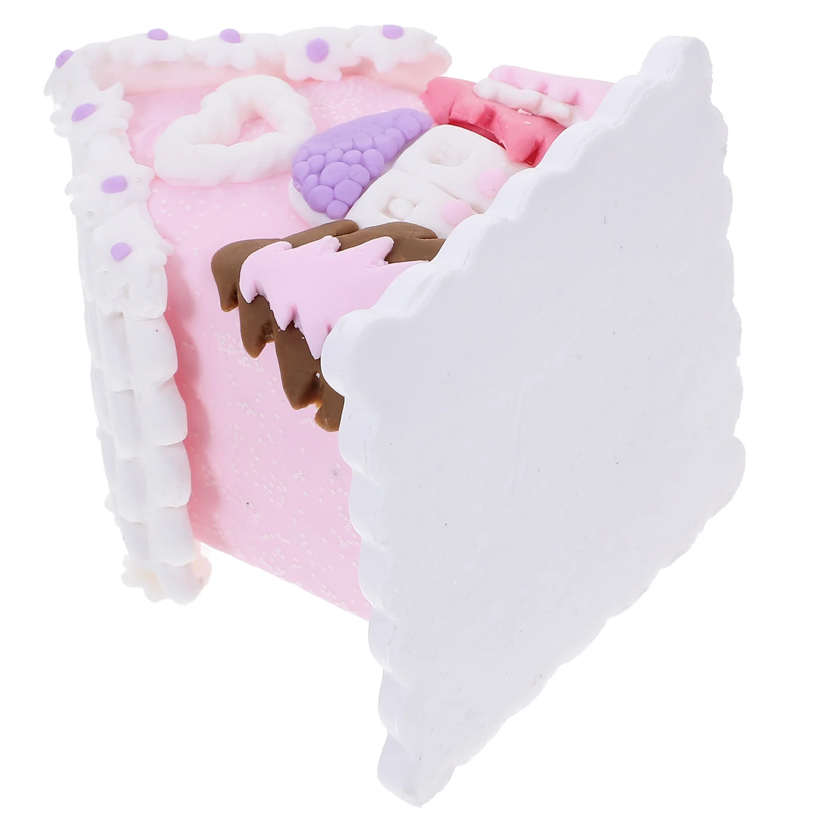 

Christmas House Miniature Polymer Clay Xmas Table Decoration Cute Xmas Centerpiece Christmas House