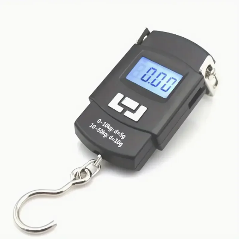 50kg/10g USB Charging Electronic Digital Scale Hanging Hook Fishing Travel Double Precision Luggage Weight Scale Balance Scales