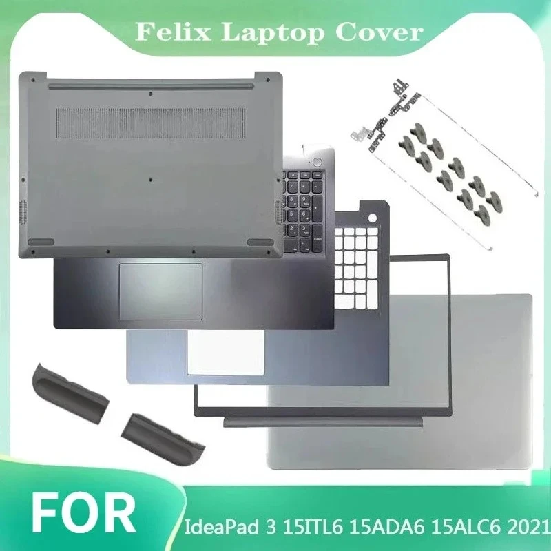 For IdeaPad 3 15ITL6 15ADA6 15ALC6 2021 New Laptop LCD Back Cover/Front Bezel/keyboard/Palmrest/Hinges/Bottom Case