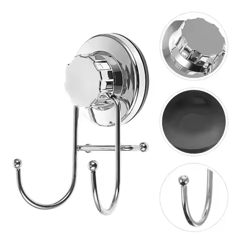 Vacuum Suction Cup Hooks Towel Racks Wall Hook Toilet Paper Hanger for Hanging Kitchen Bathroom Supplies Easy To Install L9BE