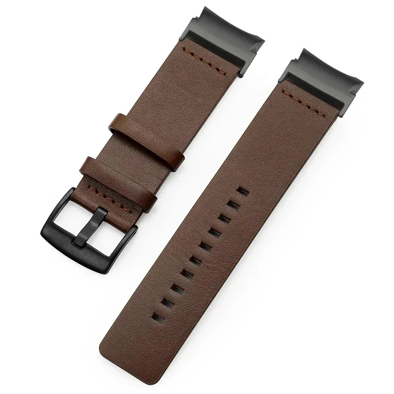 No Gaps Leather Band for Samsuang Galaxy Watch 7 6 5 4 40 44mm Quick fit Strap for Galaxy Watch FE/6 4 classic 43 47 42 46mm