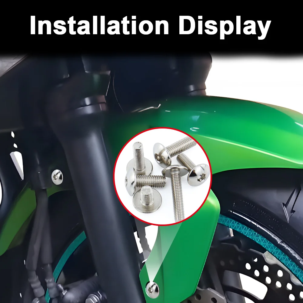 For Kawasaki Ninja 650 ER-6F 2012 2013 2014 2015 2016 Motorcycle Complete Full Fairing Bolts Kit Steel Screws Nuts Fairing Clip