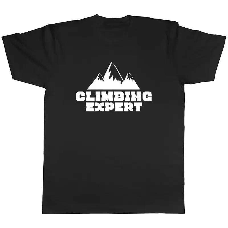 Expert Climbing Mens Unisex T-Shirt Tee