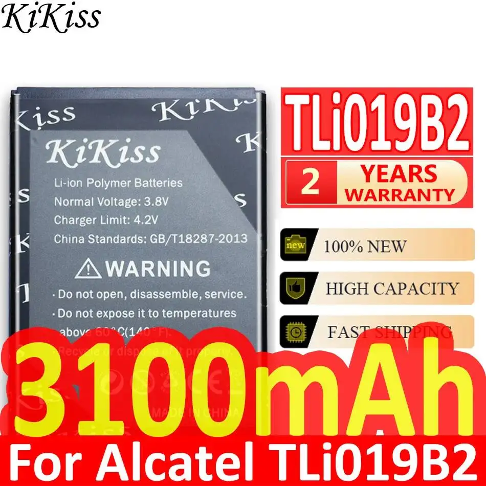 

Mobile Phone Battery Tli019b2 3100Mah For Alcatel One Touch Pop C7 OT-7041 7041D Dual CAB1900003C2
