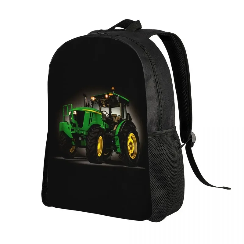 Customized Tractor Backpack Women Men Basic Bookbag for School College Bags