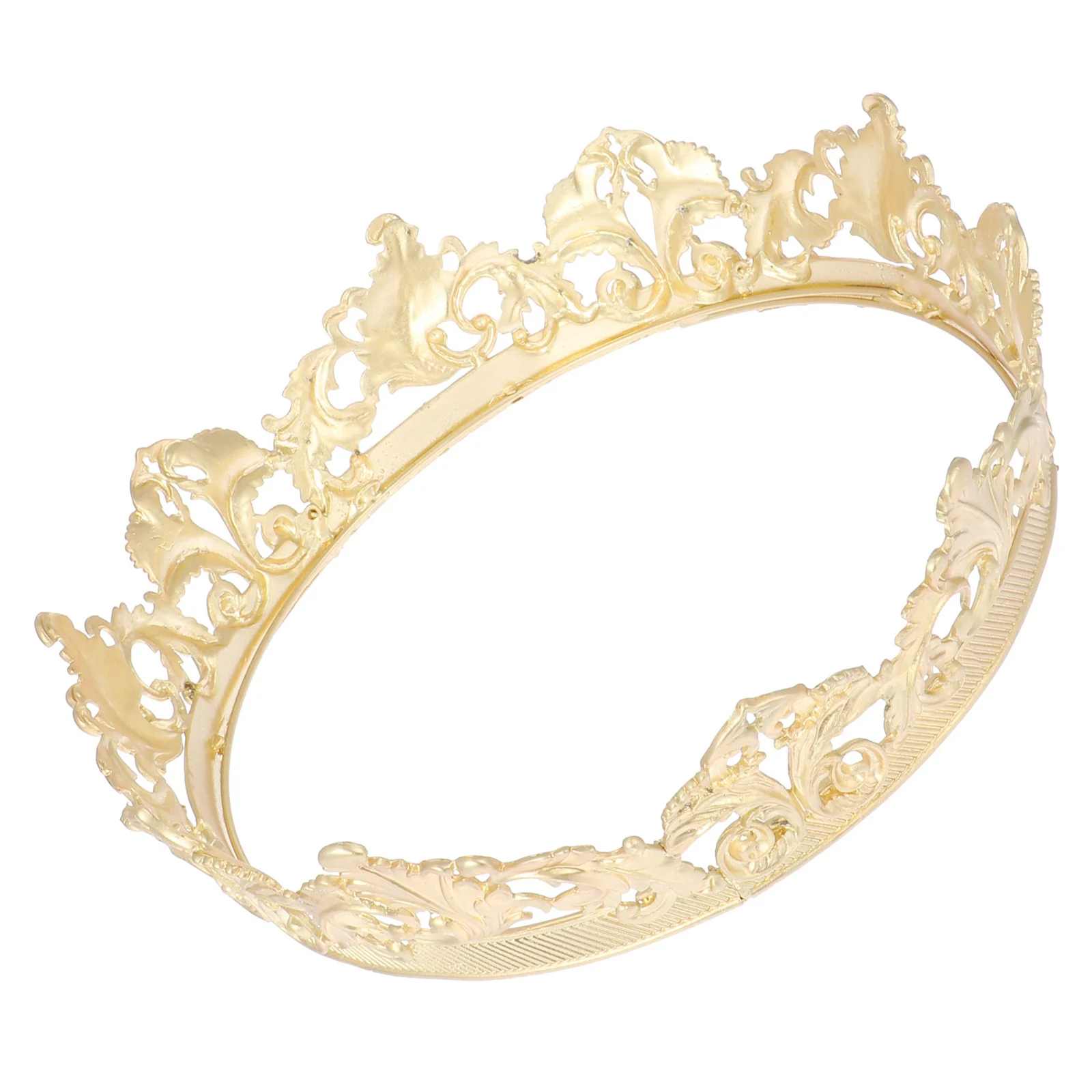 Couronne en métal pour hommes et femmes, 1 pièce, accessoire de spectacle de Cosplay pour fête de mariage, diadème de carnaval, accessoire de Costume d'anniversaire de noël