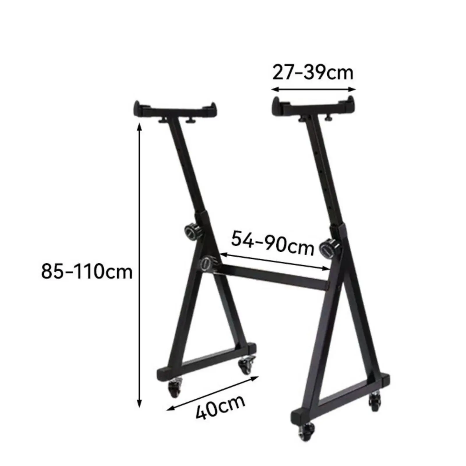 Portable Adjustable Keyboard Stand Stainless Steel Z Shape Universal Holder for Electric Piano Studio Setup view 5