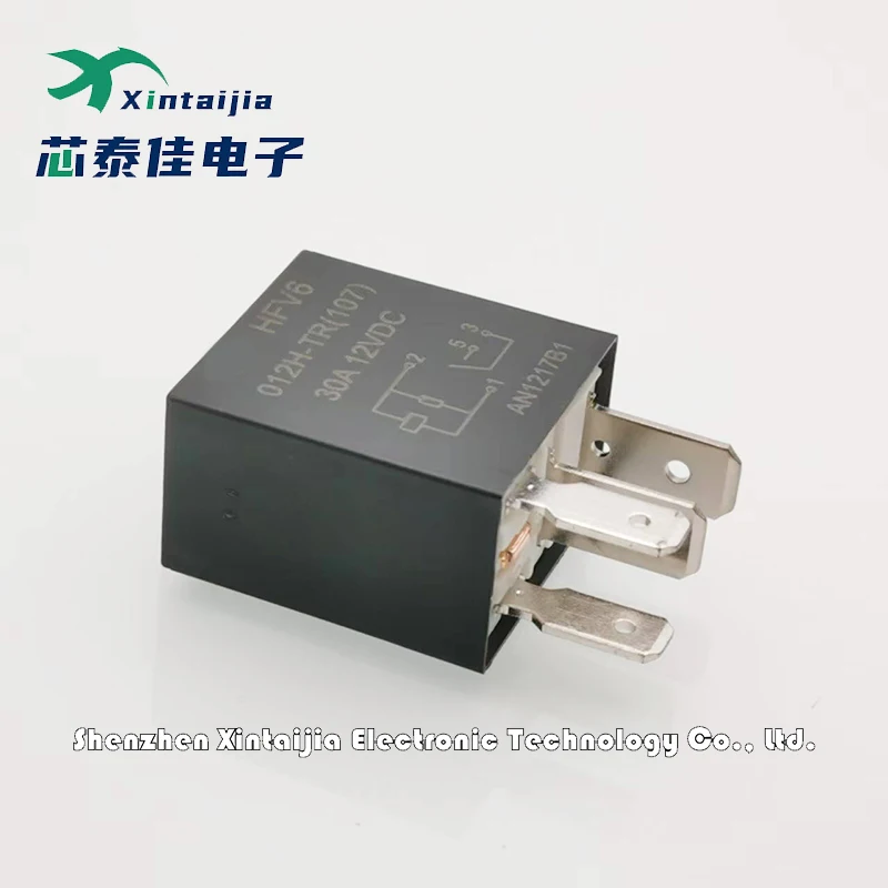 HFV6 012H-TR 30A 12VDC 4Pins 12V Relay 100% brand new and authentic, ready to ship in stock