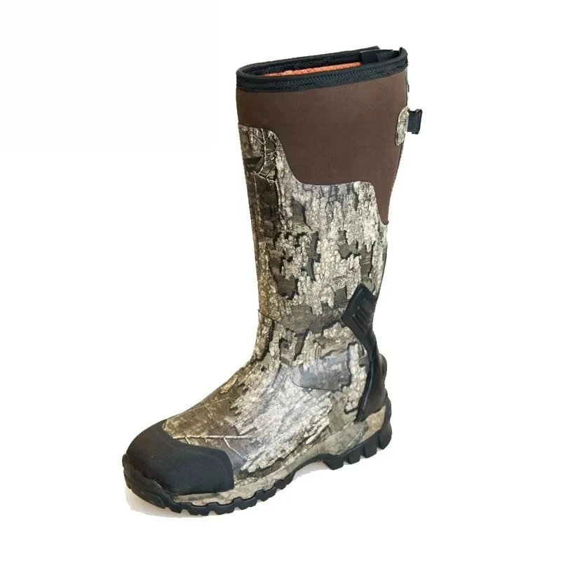 Mens Waterproof Insulated Rubber Boots Rain Boots Neoprene Mens Boots