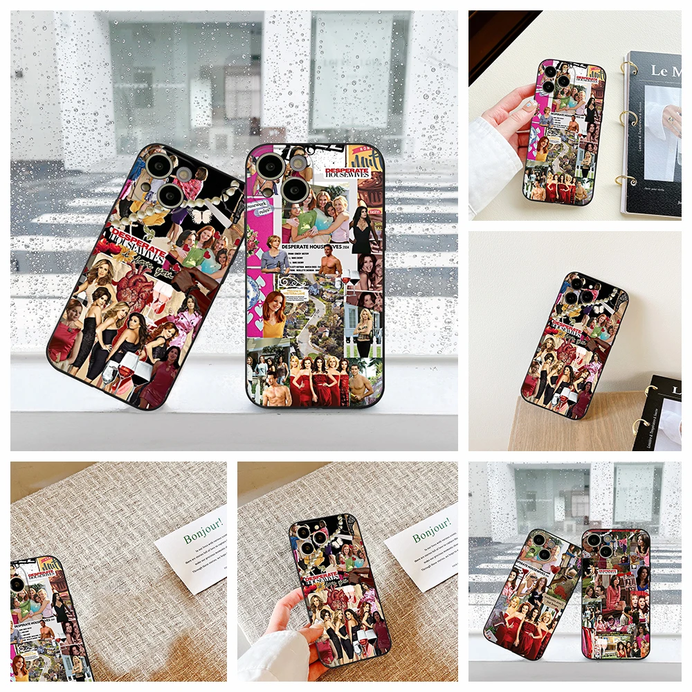 For IPhone 15 Desperate Housewives TV Play Phone Case for IPhone 15 14 13 12 Pro XR XS MAX 15 Plus SE 14 Pro Iphone Black Covers