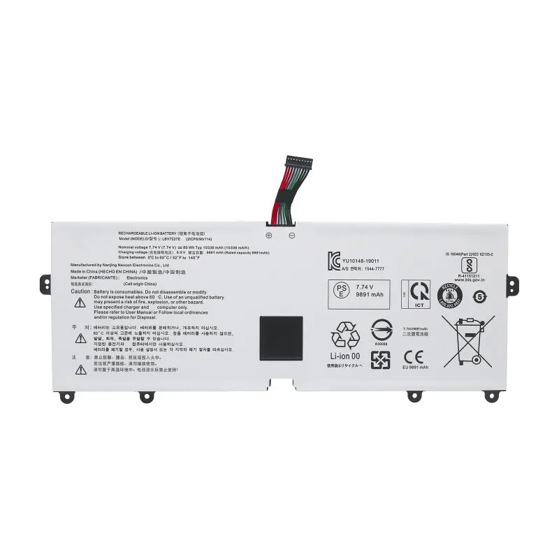 Аккумулятор для ноутбука 7.74V 80Wh LBV7227E для моделей 15 16 17 2020 2021 15Z90N 17Z90N 16ZD90P 16Z90P 16Z90PC 16Z90PG 17Z90P