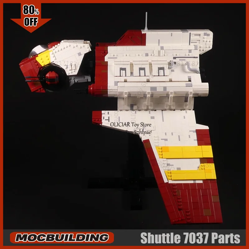 UCCS NU-class Shuttle Model MOC Building Block Spaceship Diy Creative Assembly Educational Technology Bricks Toys Xmas Gift