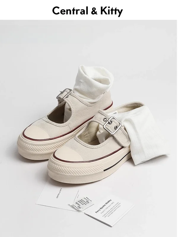 

Женские повседневные парусиновые кроссовки Mary Jane Thi Bot Sport oes, летние новые кроссовки для отдыха на плоской подошве с одним ремешком Faion