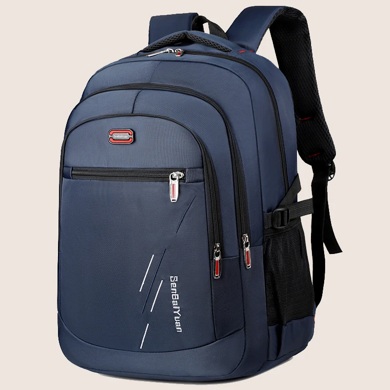 Large capacity laptop backpack - durable, waterproof, stylish unisex backpack with practical pockets - ideal for school and trav