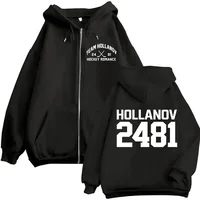 Rivalidad Caliente Shane Hollander ‌   Ilya Rozanov Hollanov 24 81 Sudaderas con capucha con cremallera para hombres y mujeres, sudaderas con cremallera, chaquetas de manga larga