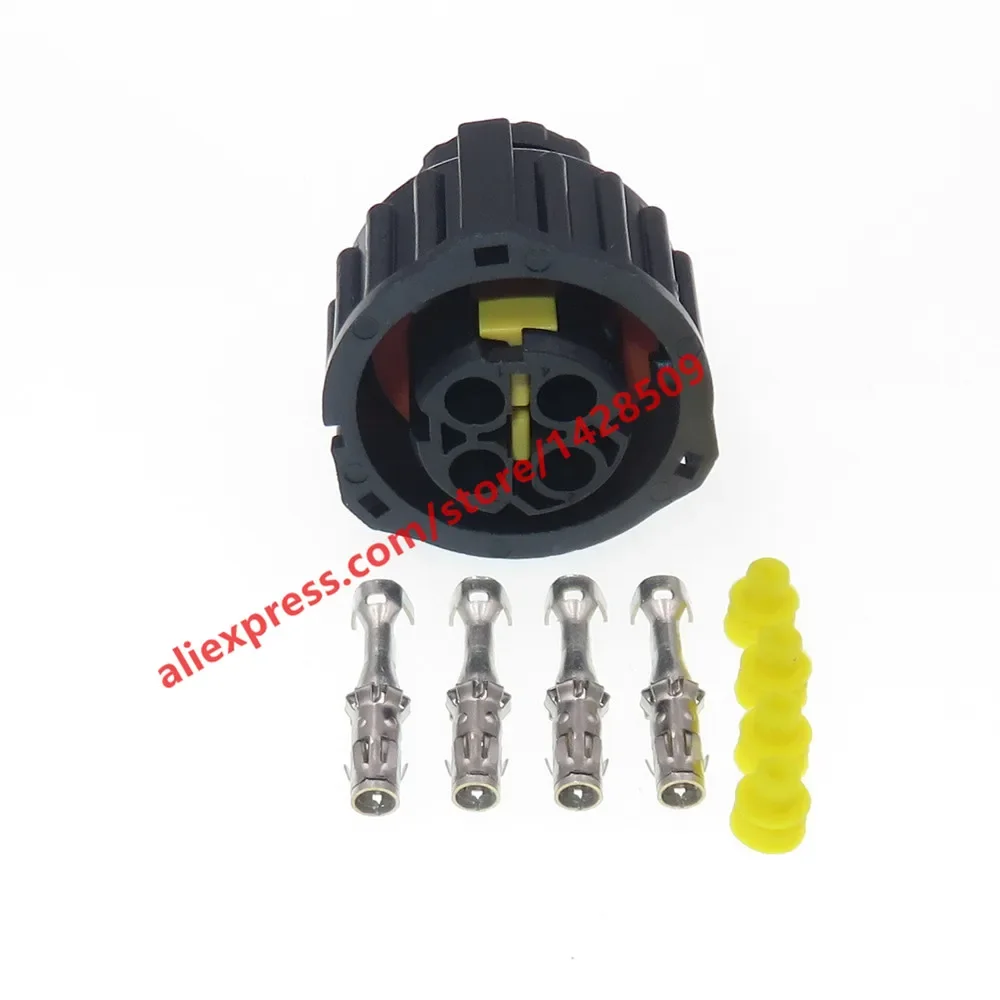 1 Set 1-1813099-1/967325-1/1-1813099-2 Tyco/Amp Car Plug 4 Pin Female Waterproof Auto Wiring Car Connector