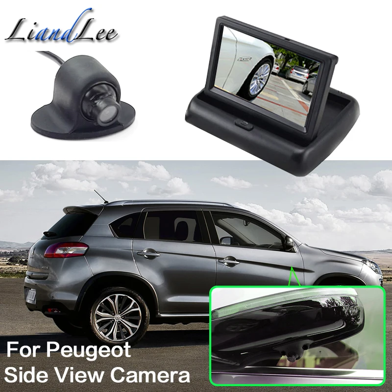 

For Peugeot 4008 5008 Parking Optima assist Camera Image Car Night Vision HD Front Side Rear View CAM Right Blind Spot Camera