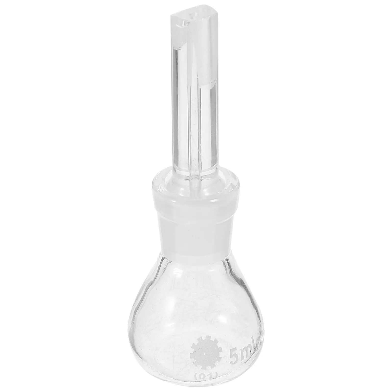 

Glass Density Bottle Pycnometer 5Ml High Temperature Resistant Gravity Bottle Lab Glassware Specific Gravity Liquid Volume