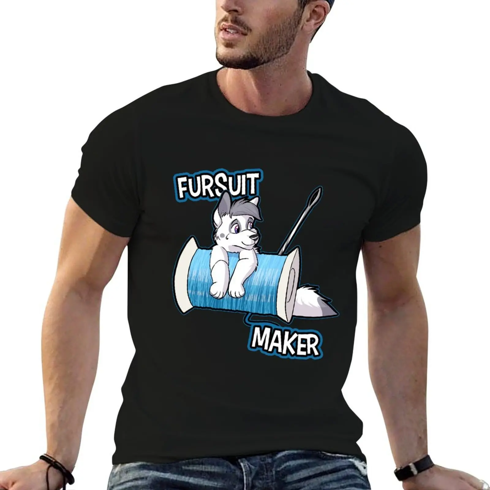 Fursuit Maker T-Shirt hippie clothes football t shirt Men's cotton t-shirt