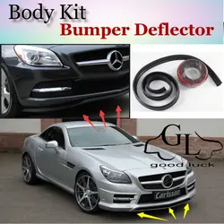 Bumper Lip Lips For Mercedes Benz SLK R170 R171 R172 / Top Gear Shop Spoiler For Car Tuning / TOPGEAR Recommend Body Kit + Strip