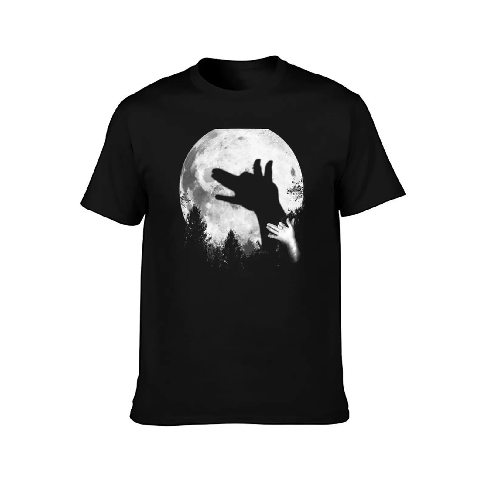 Bark At The Moon! T-Shirt Trendy Pattern T-Shirt for Men
