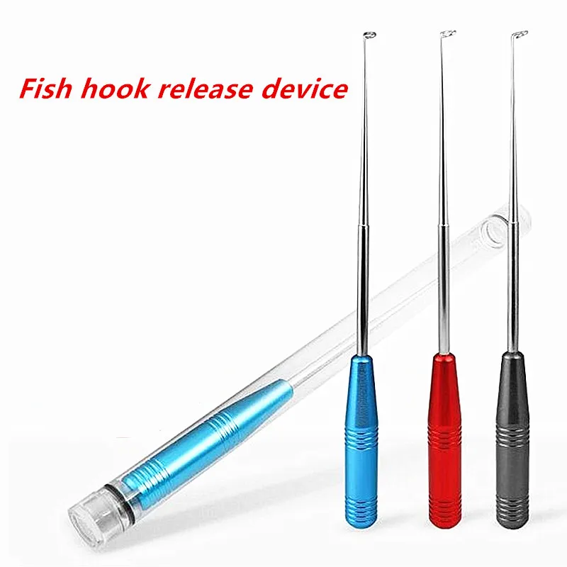 Metal Fishing Hook Release Device Deep Throat Quick Release Carp Fishing Accessories Tool Stainless Steel Safety Extractor