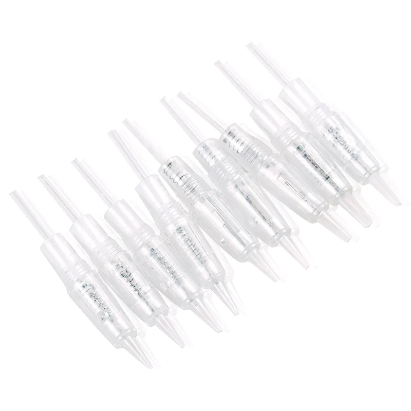 10/20Pcs Screw Tattoo Needles Cartridge Disposable Replacement For Auto Derma Pen Eyebrow Lip Tattoo Microblading Needle Tip