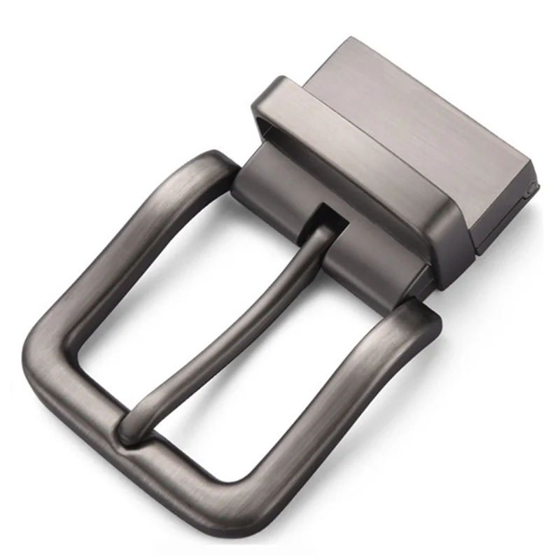 Men's Zinc Alloy Automatic Belt Buckle Rotatable Needle Buckle for 3.5cm High-end Belt Pants Wholesale Price Durable Metal Head