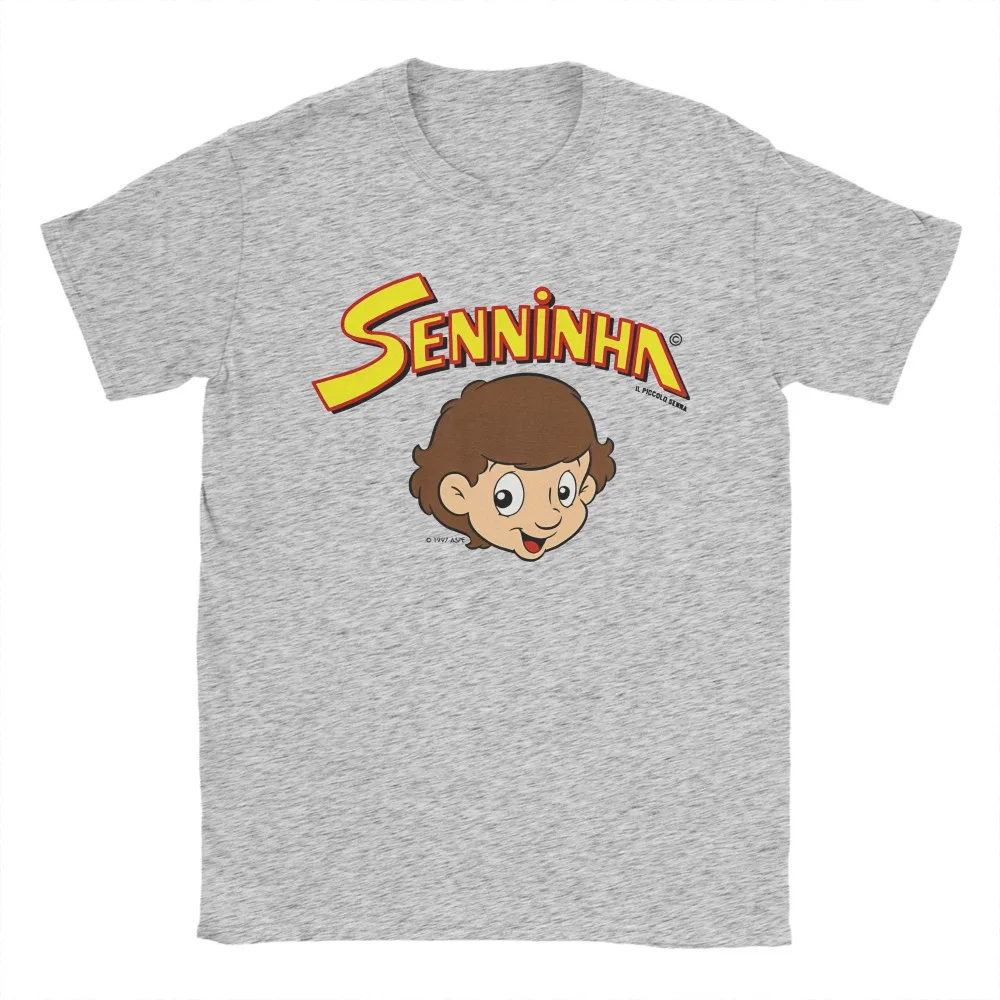 2025 Senninha 1997 Ayrton Senna Men's T Shirt Leisure Tee Shirt Short Sleeve Round Neck T-Shirt Pure Cotton Party Summer Tops