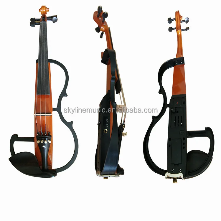 high quality solid wood Electric violin, silence violin, silence electric violin