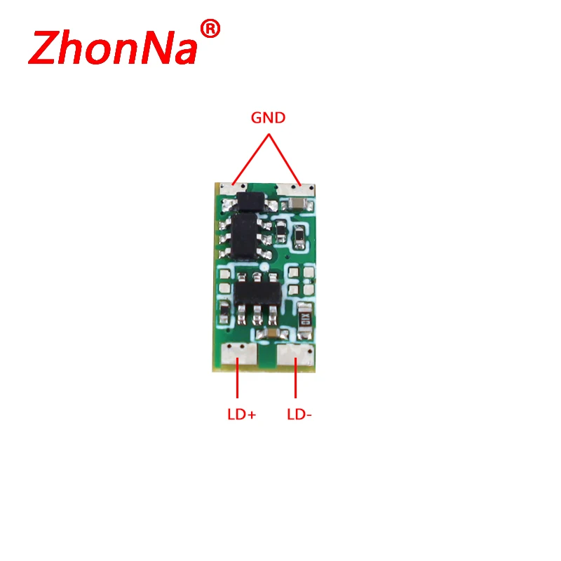 Circuito de placa controladora de refuerzo para módulo láser 520nm100Green 1 a entrada de iluminación de escenario salida 3To7V 7V conducción DIY