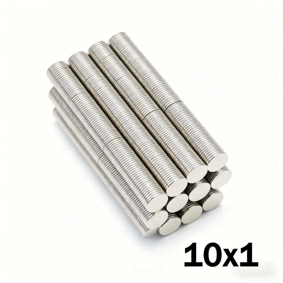 10x1mm Super Strong Magnet N35 Round Magnetic Ndfeb Neodymium Magnet Powerful Disc Imanes Refrigerator Magnets