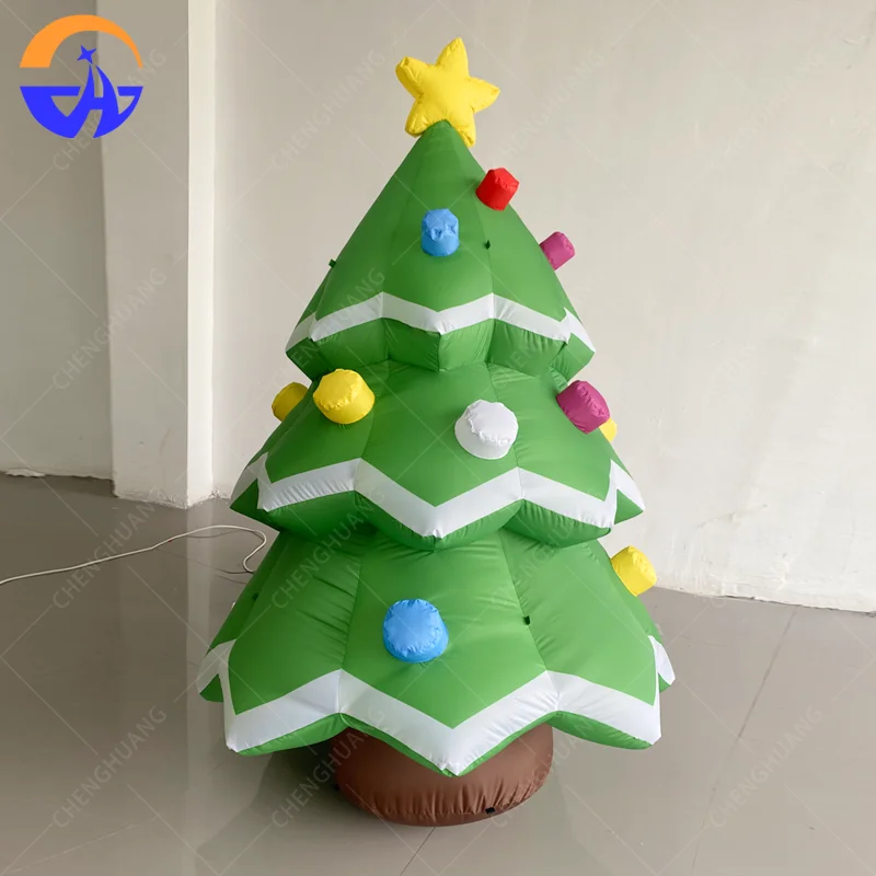 

Надувная мультяшная рождественская елка, декоративная опора для Рождества, Нового года, уличных торговых центров, дворов, баров, мероприятий и вечеринок
