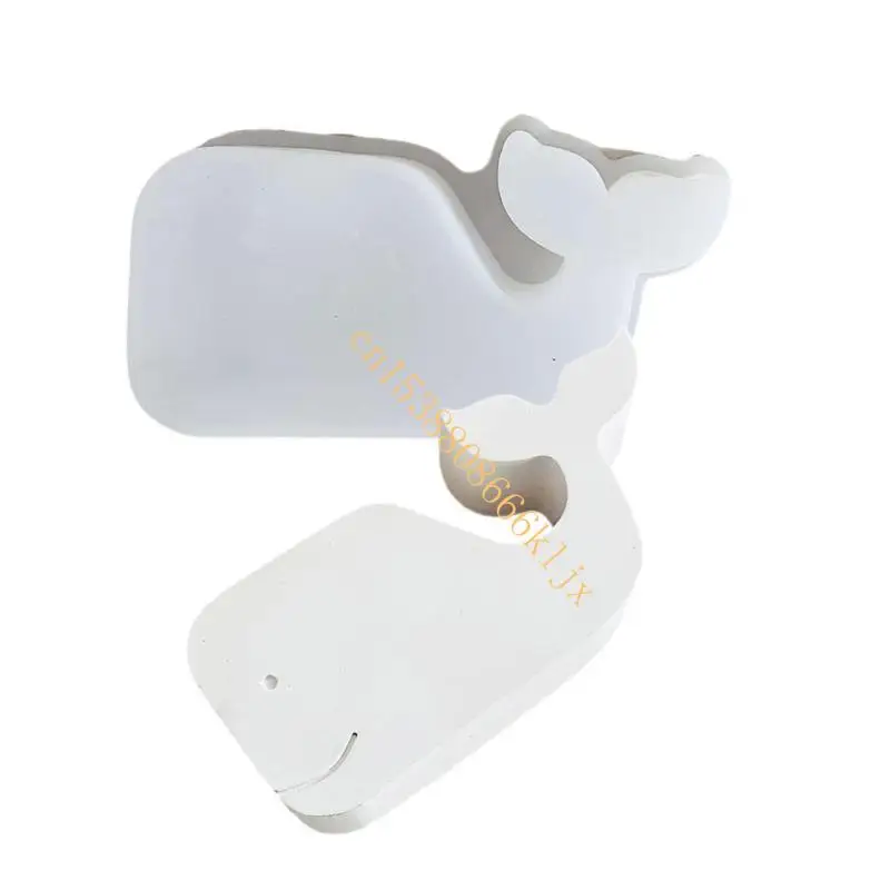 

Гибкая силиконовая плесень для изготовления декоративной подставки для свечей 3D -китовой формы 066c