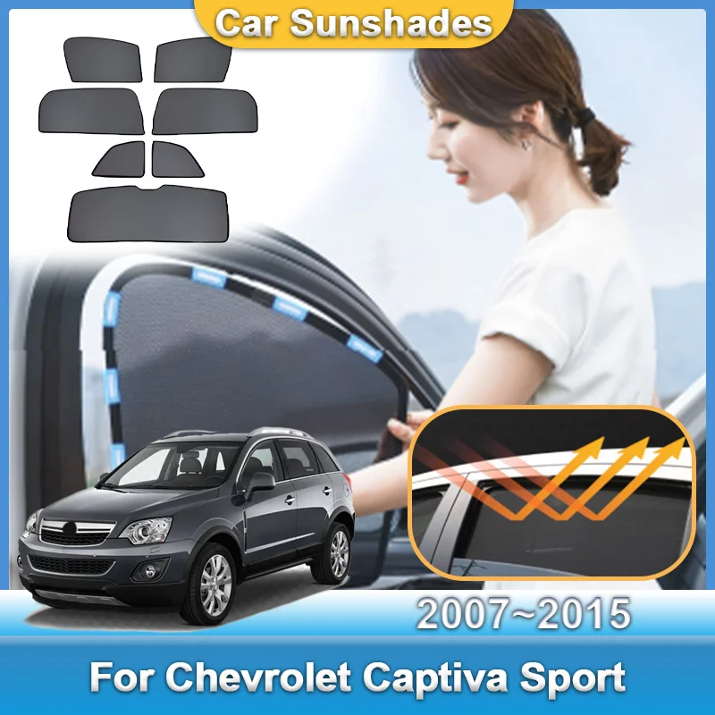 

Автомобильный сетчатый солнцезащитный козырек для Chevrolet Captiva Sport 2011 Opel Antara L07 2007 ~ 2015 УФ-блокирующий солнцезащитный козырек, солнцезащитный крем, аксессуары для штор