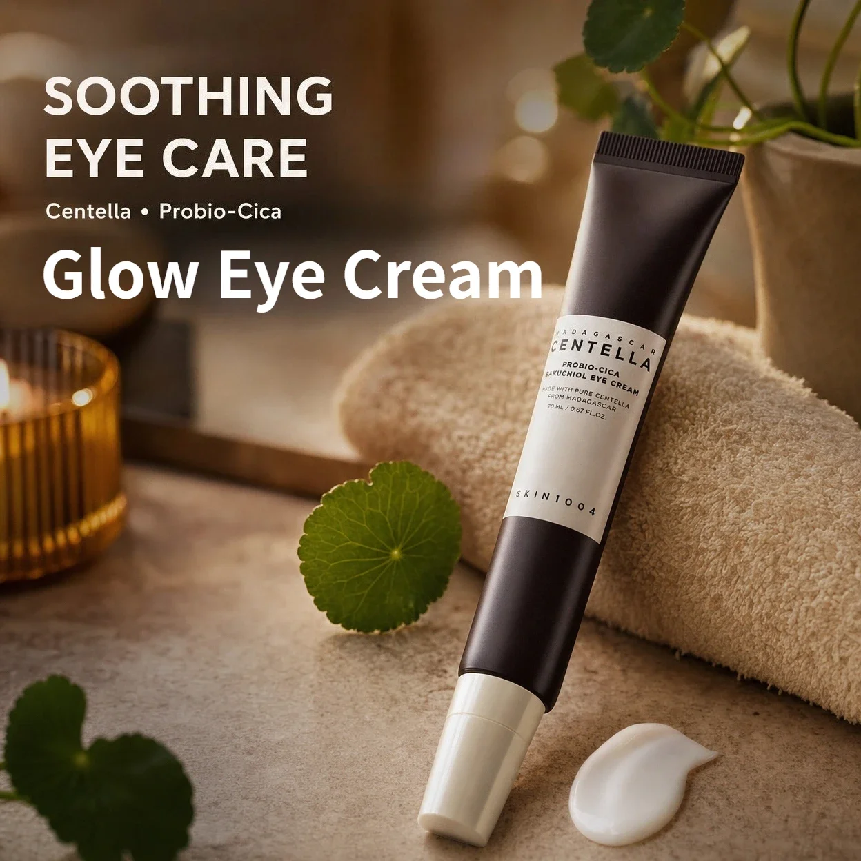 Koreanische Hautpflege Centella Probio-Cica Bakuchiol Glow Augencreme Reduziert Feine Linien Feuchtigkeitsspendende Straffende Hautpflege für die Augenpartie – Detail 1