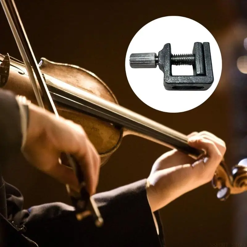 U2JB Cast Metal String Instrument Repair Clamp with Threaded Pressure Control for Side and Back Maintenance Tasks Use