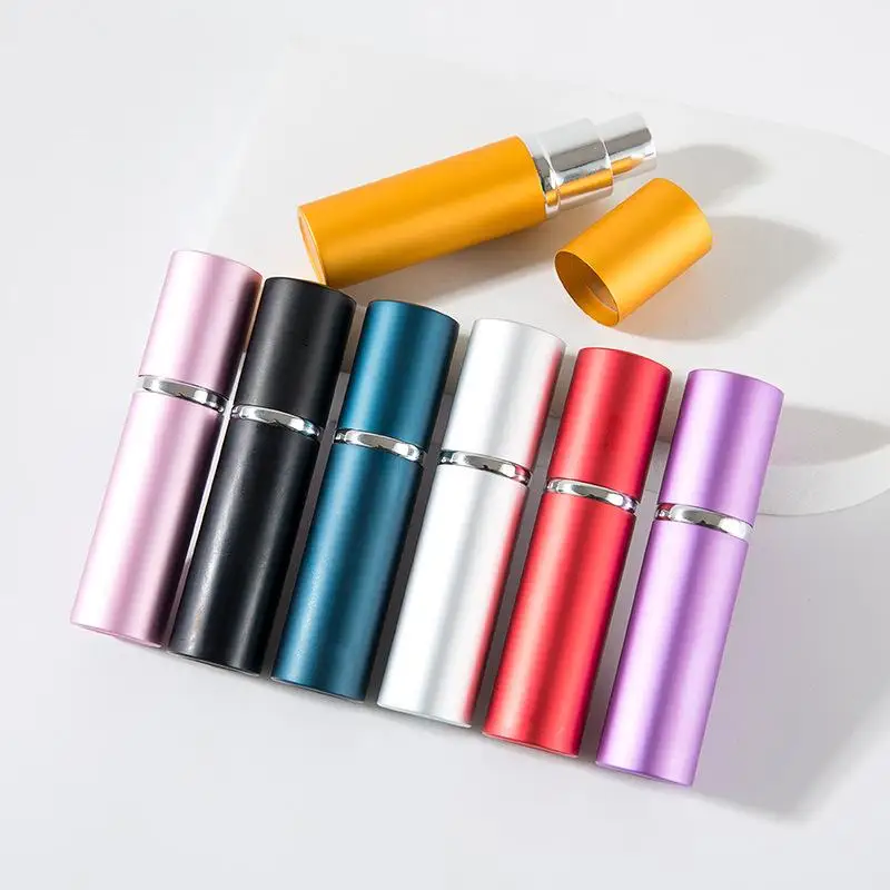 Nachfüllbarer 5ML Aluminium-Parfümzerstäuber, auslaufsicheres Design, mehrere Farboptionen für Reisen, tägliche Ausflüge, Geschäftsreisen. – Detail 8