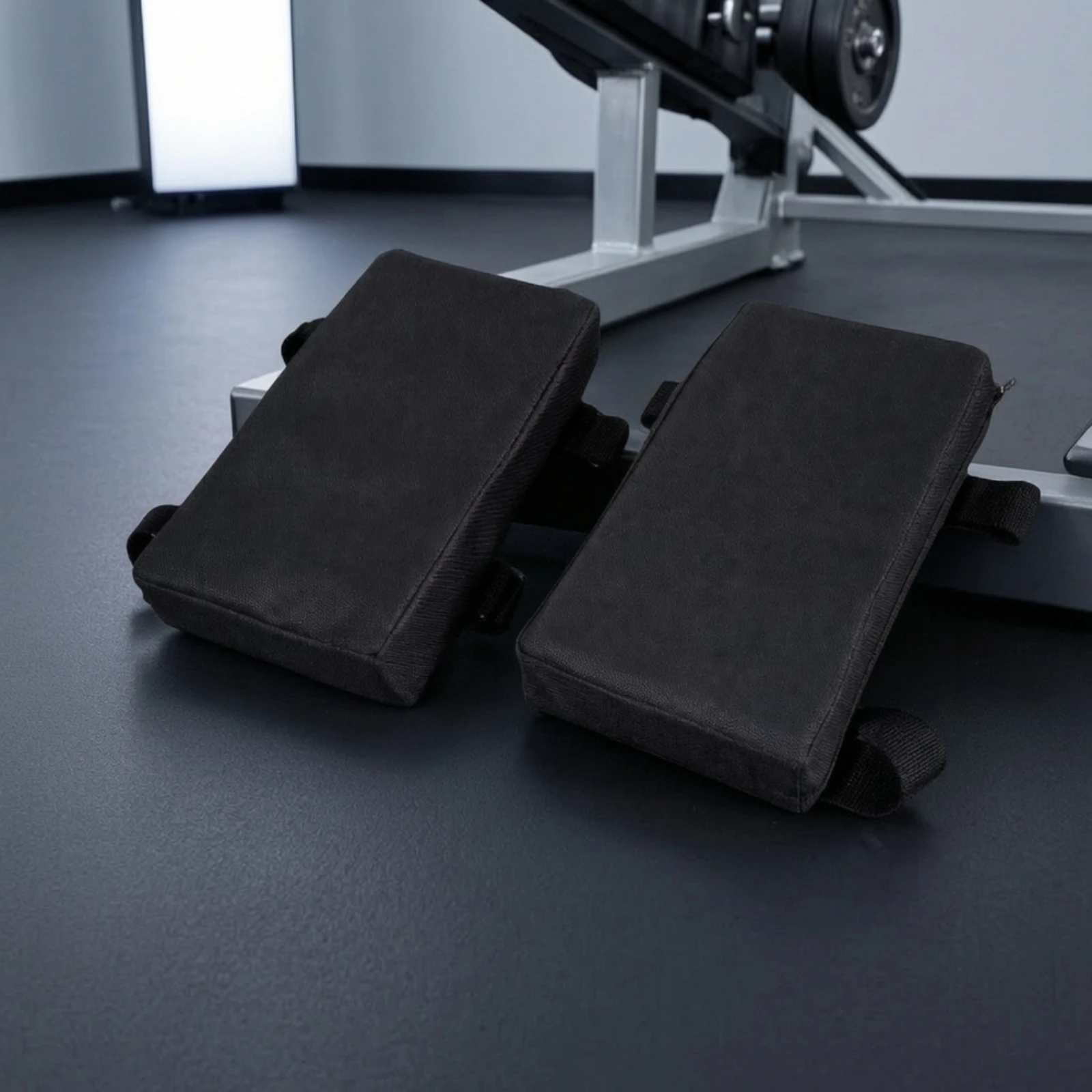 Hack Squat Pads with Straps Non-Slip Hack Squat Protection Pads Quick Installation Low-Profile for Weightlifters
