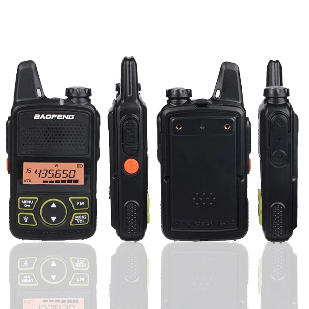 Baofeng BF-T1 Mini Walkie Talkie UHF Handheld Two-way Radio bft1 Ham Radio Portable FM Transceiver Kids 5km CB Radio Intercom