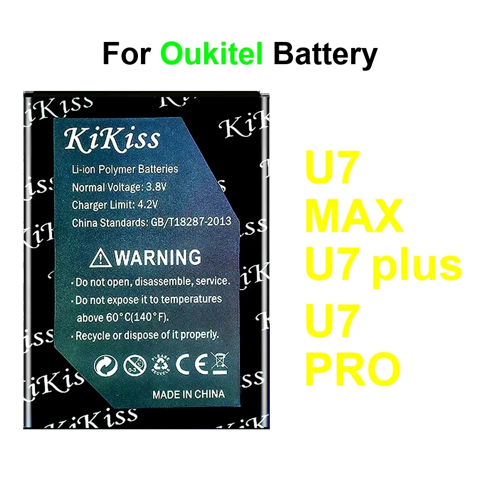 

Mobile Phone Battery Reliable Power 3750-4000Mah For Oukitel U7 Max Plus Pro