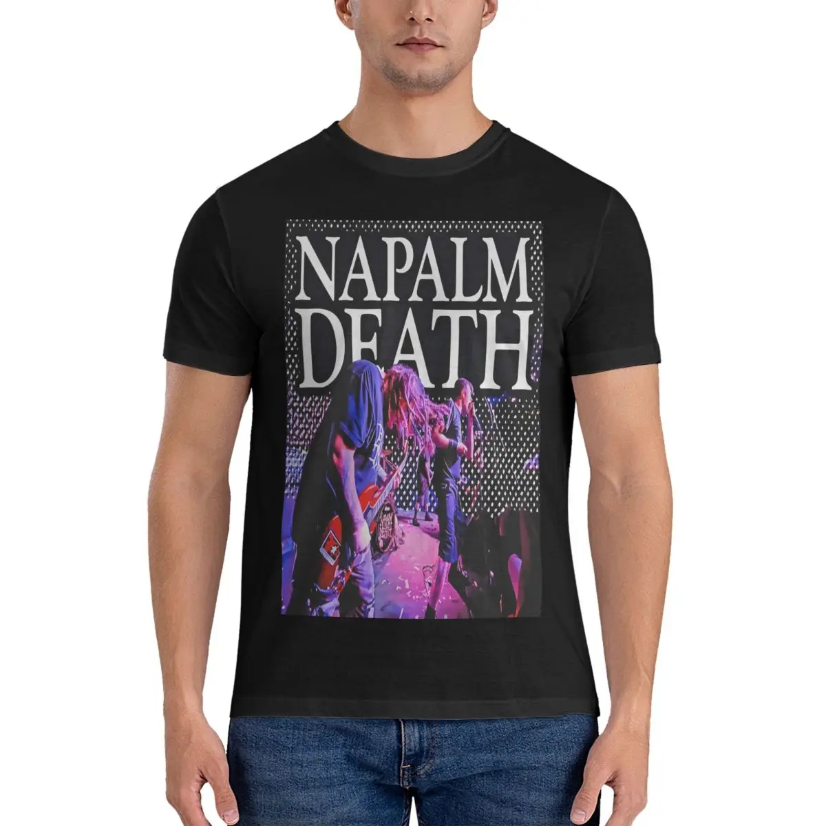 Remarkable Men T Shirt Napalm Death Fashion Tee Shirt Short Sleeve O Neck T-Shirt Pure Cotton New Arrival Clothing tops fugees